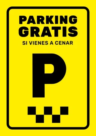 Edita una plantilla de Parking Gratis