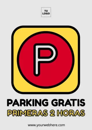 Edita una plantilla de Parking Gratis