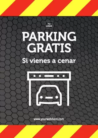 Edita una plantilla de Parking Gratis