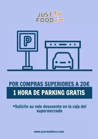 Edita una plantilla de parking gratis