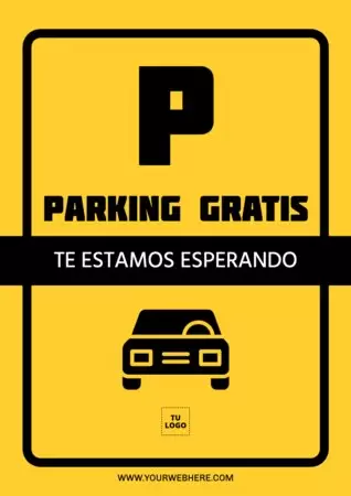 Edita una plantilla de Parking Gratis
