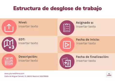 Edita una plantilla de estructura de desglose