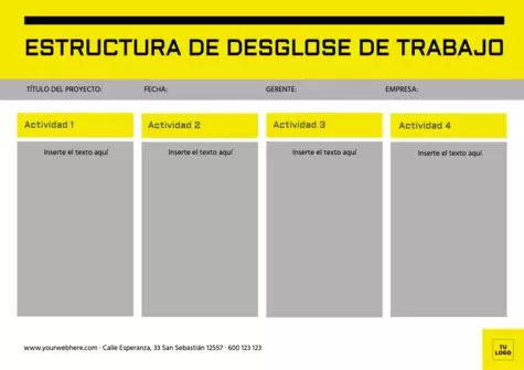 Edita una plantilla de estructura de desglose