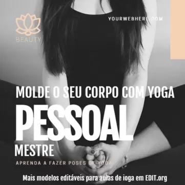 Edite um modelo de Yoga ou Pilates