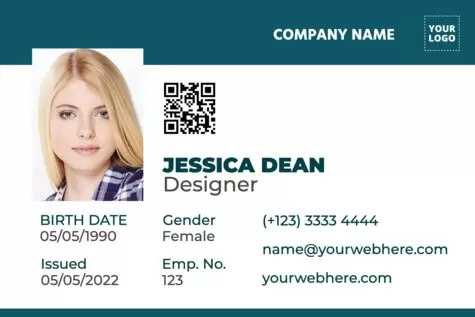 Edit a QR business card