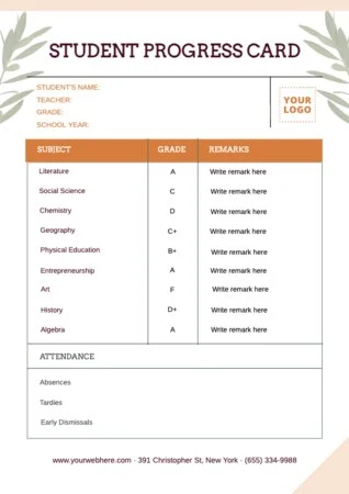 Editable report templates