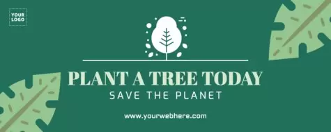 Een poster over de Dag van de Aarde bewerken