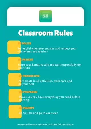 Edit a classroom poster