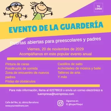 Edita un anuncio de guardería