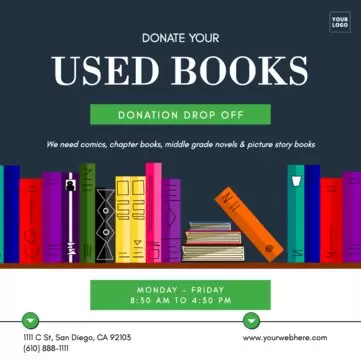 Bearbeite eine Buch Wohltätigkeitskampagne