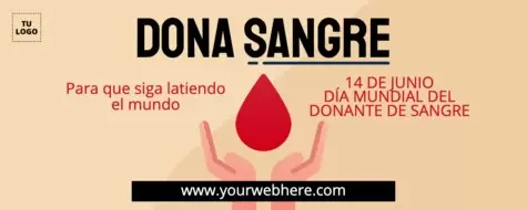 Editar un diseño de Donar Sangre