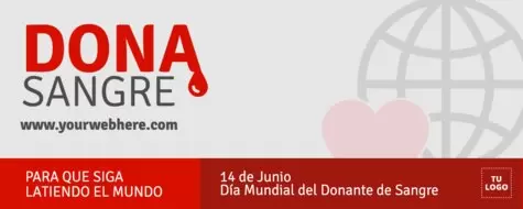 Editar un diseño de Donar Sangre