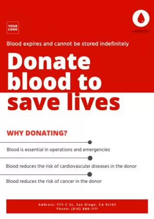 Modifica un design per le donazioni di sangue