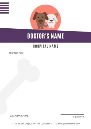 Edit a blank prescription form