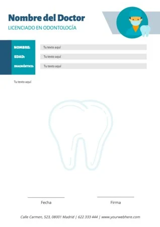 Editar un diseño para Clinica Dental