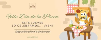 Edita un diseño del Día de la Pizza