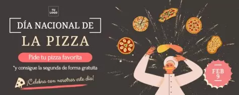 Edita un diseño del Día de la Pizza