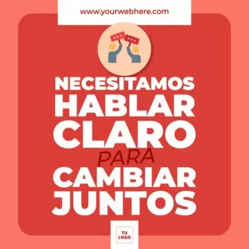 Edita un cartel de protesta