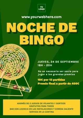 Edita un folleto de noches de juegos