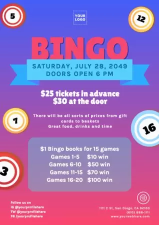 Publicar um livreto sobre as noites de jogo