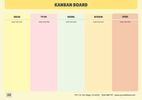 Bearbeite ein Kanban-Board