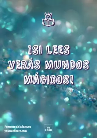 Edita un cartel para invitar a leer