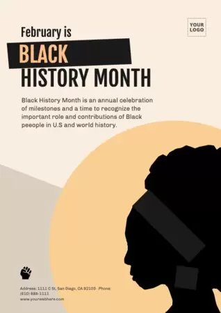 Edit a Black History Month template