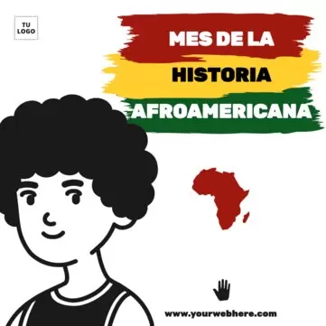 Editar una plantilla para el Mes de la Historia Afroamericana