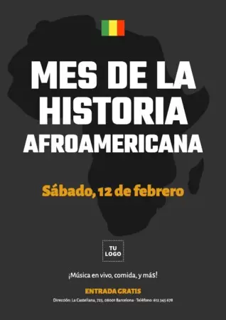 Editar una plantilla para el Mes de la Historia Afroamericana