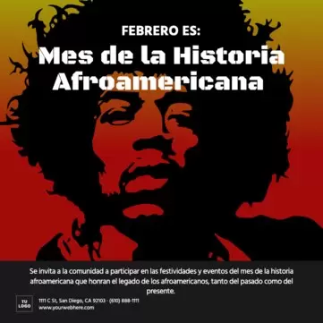 Editar una plantilla para el Mes de la Historia Afroamericana