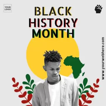 Edite um modelo para o Mês da História Negra 