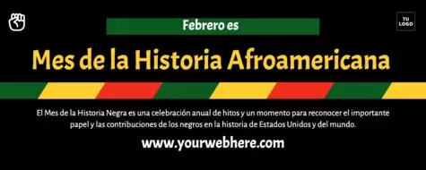 Editar una plantilla para el Mes de la Historia Afroamericana