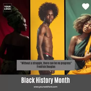 Edite um modelo para o Mês da História Negra 