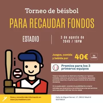 Edita un diseño de béisbol