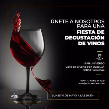 Edita un folleto de cata de vinos