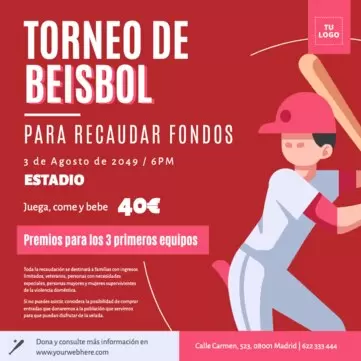 Edita un diseño de béisbol