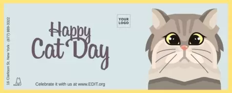 Modifier un design pour la Journée internationale du chat