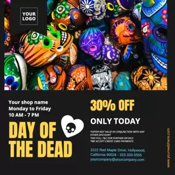 Edit a Day of the Dead template