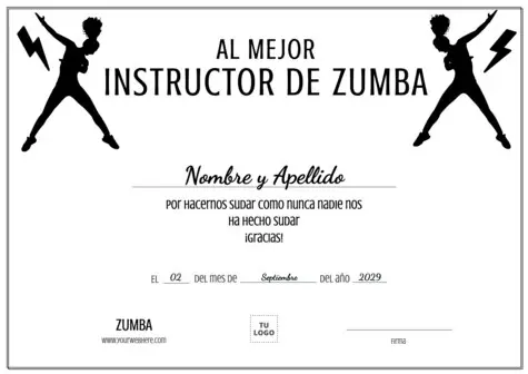 Edita un flyer de Zumba
