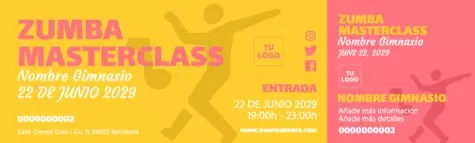 Edita un flyer de Zumba