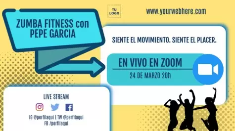 Edita un flyer de Zumba