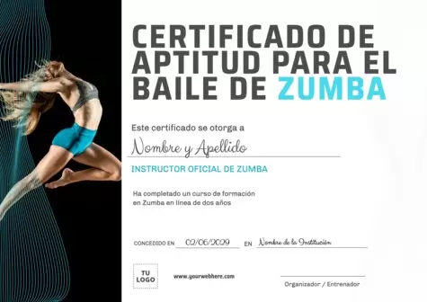 Edita un flyer de Zumba