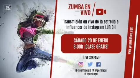 Edita un flyer de Zumba