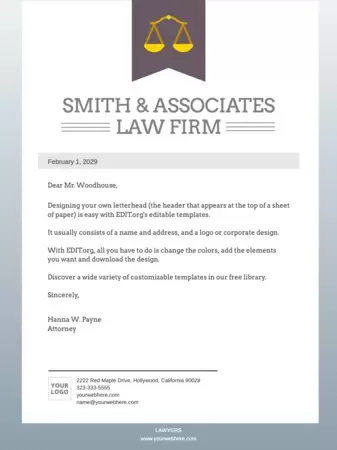 Editar um folheto do advogado