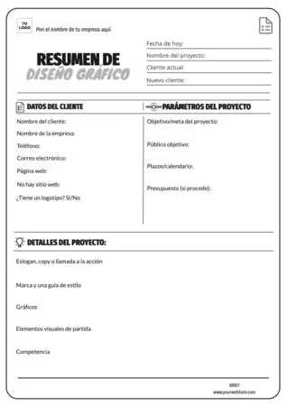 Edita el brief de una empresa