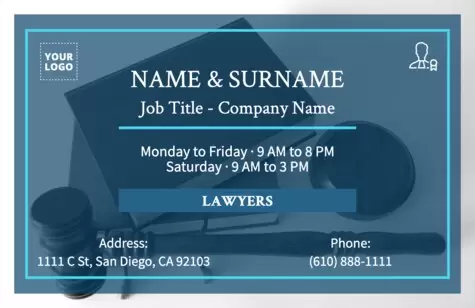 Edit a law office flyer