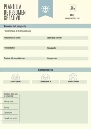 Edita el brief de una empresa