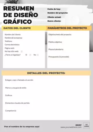 Edita el brief de una empresa