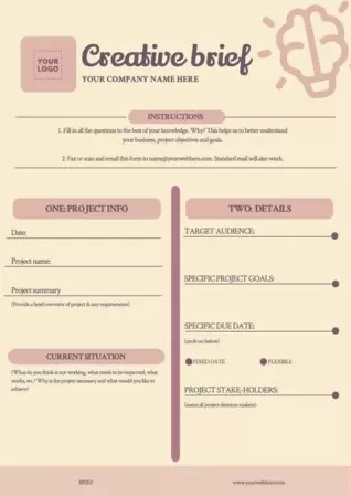 Een creatieve briefing bewerken