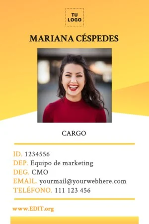 Editar una tarjeta de identificación